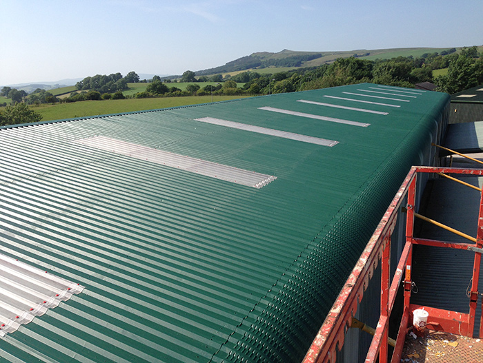 Roofing refurbished by Cladding Coatings